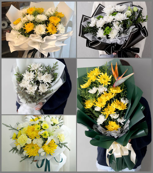 安徽阜阳市阜南县许堂乡赵棚村白事花束代送